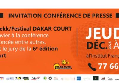 Conférence de presse de Dakar Court, jeudi 23 novembre à l&rsquo; Institut Français, Information Afrique Kirinapost