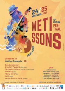 La 13e édition du Festival Métissons aura lieu les 24 et 25 novembre 2023 à Saint-Louis, Information Afrique Kirinapost