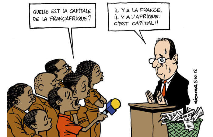 Hollande face à deux Afrique :l&rsquo;une glande, l&rsquo;autre gronde, Information Afrique Kirinapost