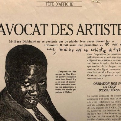 Amoonafi ou l’histoire de l’art et du droit au Sénégal, telle que vécue et racontée par Bara Diokhané “L’avocat des Artistes”, Information Afrique Kirinapost