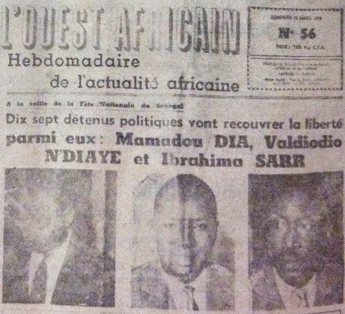 8 Mars 1976, disparaissait Ibrahima Sarr, l’homme de refus !, Information Afrique Kirinapost