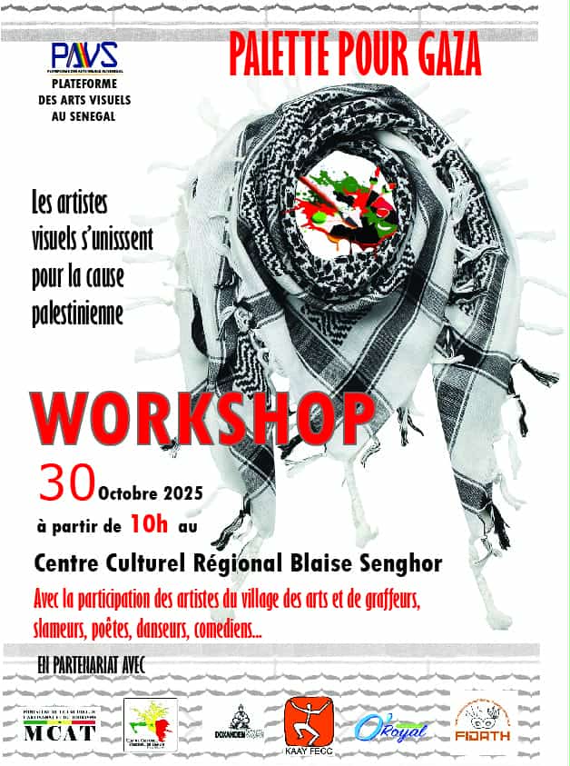 Fresque pour Gaza à Dakar, Information Afrique Kirinapost