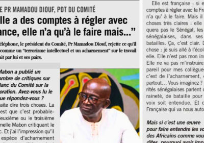 Armelle Mabon sollicite un droit de réponse&#8230;, Information Afrique Kirinapost