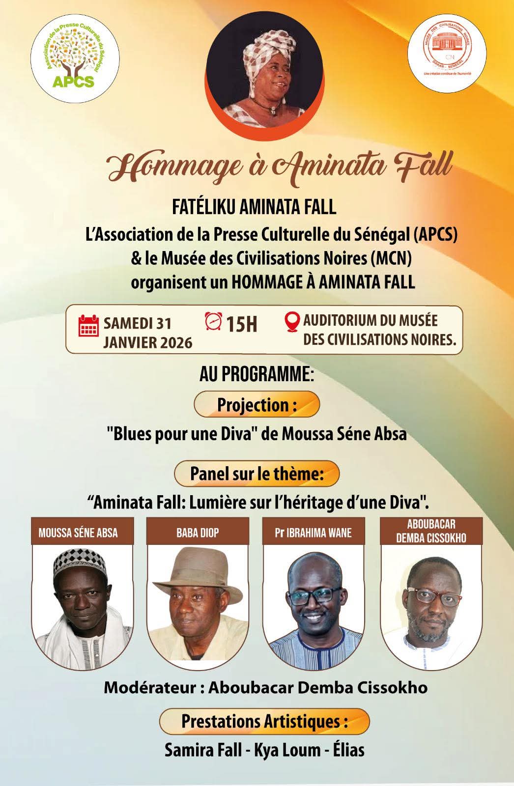 Un hommage à la diva Aminata Fall au programme de « Musiques noires sur scène », Information Afrique Kirinapost