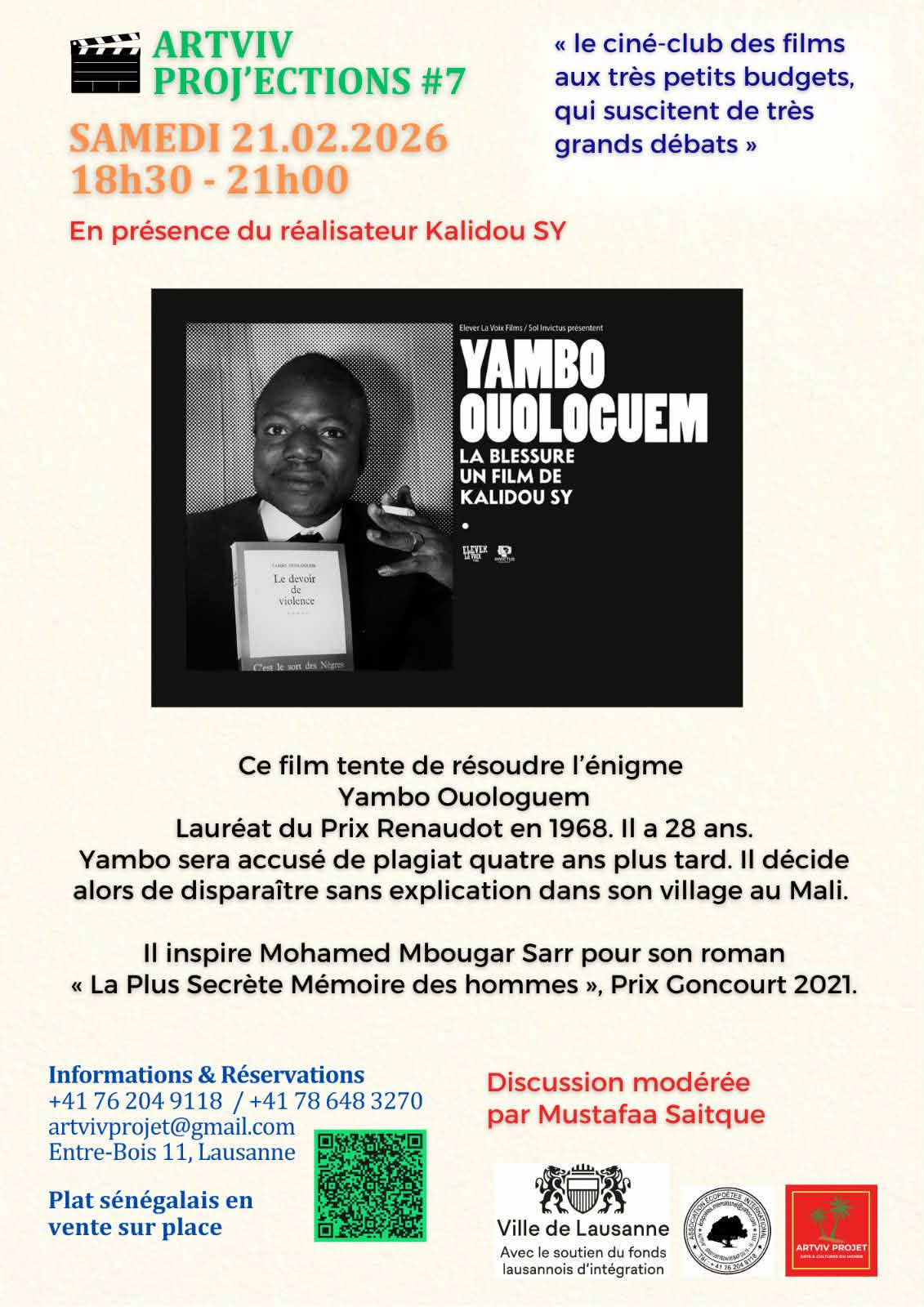 Kalidou Sy : «Chaque jour, je découvrais quelque chose de nouveau sur le personnage Yambo Ouologuem», Information Afrique Kirinapost