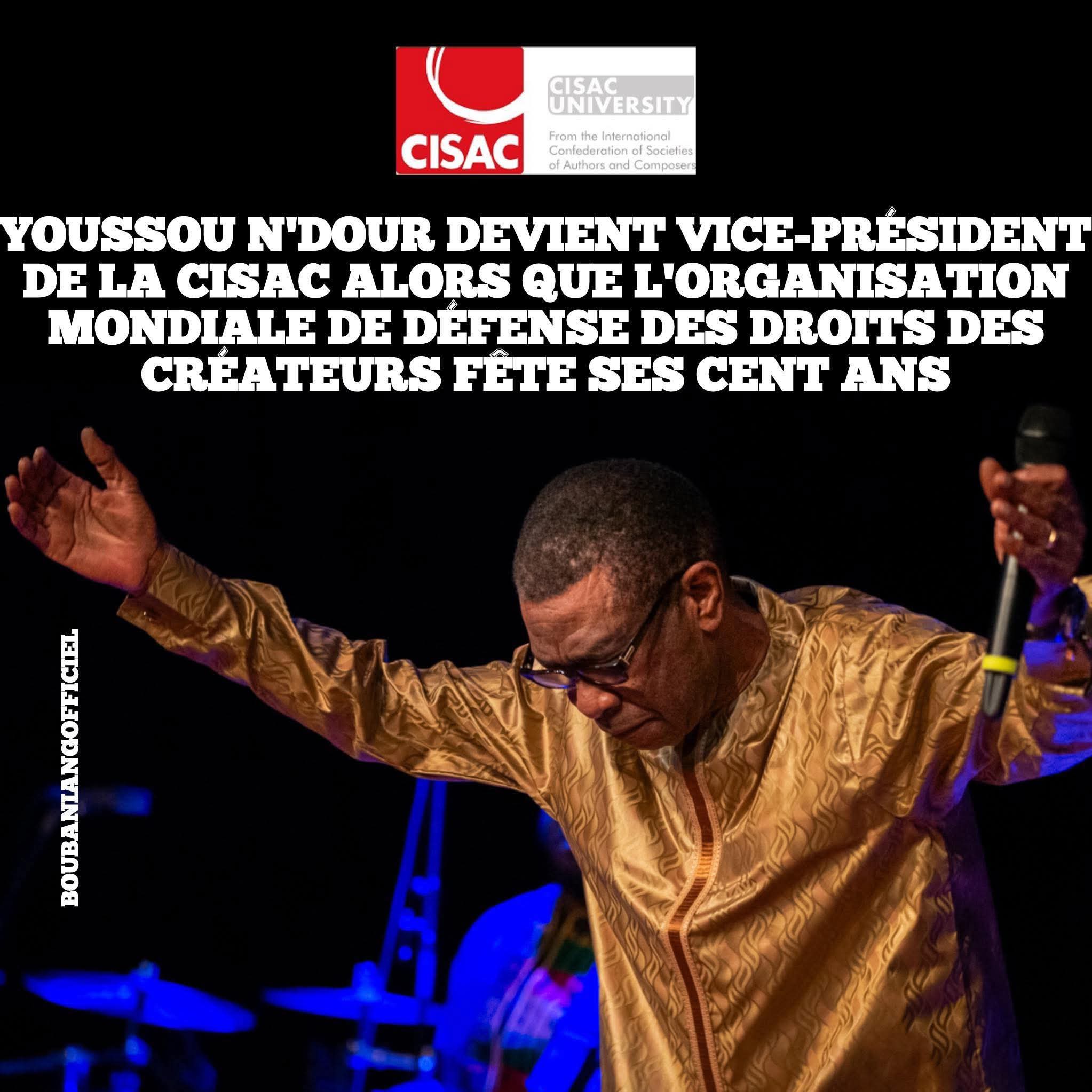 Youssou Ndour vice-président de la Confédération Internationale des Sociétés d’Auteurs, Information Afrique Kirinapost