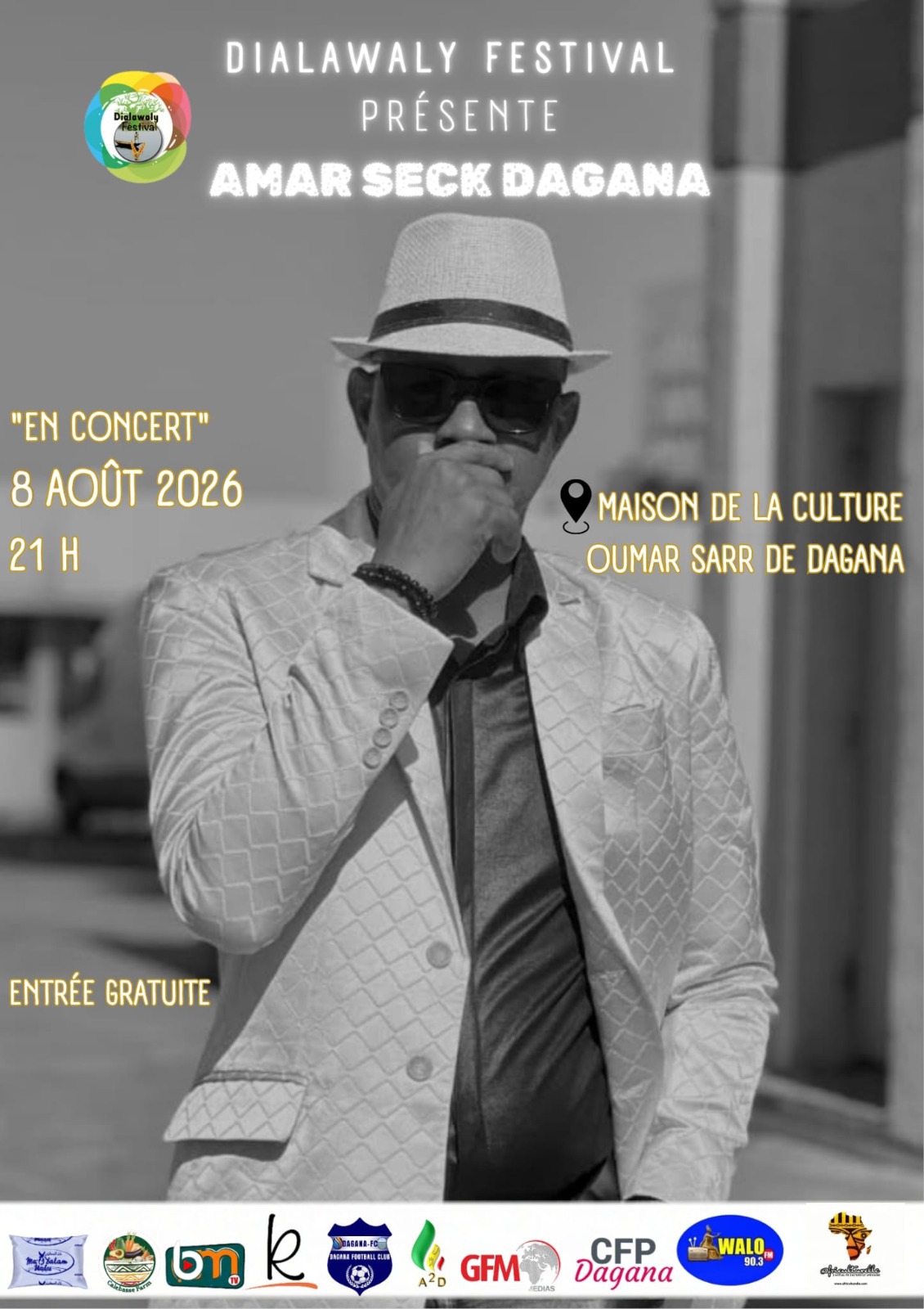 Amar Seck, sera la grande attraction du Dialawaly Festival 2026, Information Afrique Kirinapost