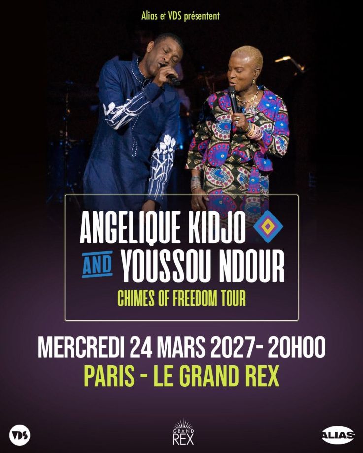 Angélique Kidjo et Youssou Ndour s’associent pour un concert d’exception au printemps prochain à Paris, Information Afrique Kirinapost