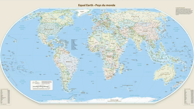L’ONU adopte une résolution promouvant l’usage de cartes représentant mieux la taille des continents, Information Afrique Kirinapost